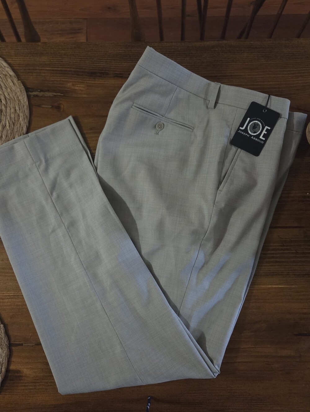 JOE Joseph Abboud Light Gray Dress Pants
